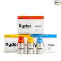 Ryde: Discovery Pack | Energize Focus &amp Relax Shots | Green Tea Caffeine Taurine Ginseng B Vitamins L-Theanine Lemon Balm Chamomile | 0 Calories 0 Sugar | Variety Pack – Try Them All (24 P