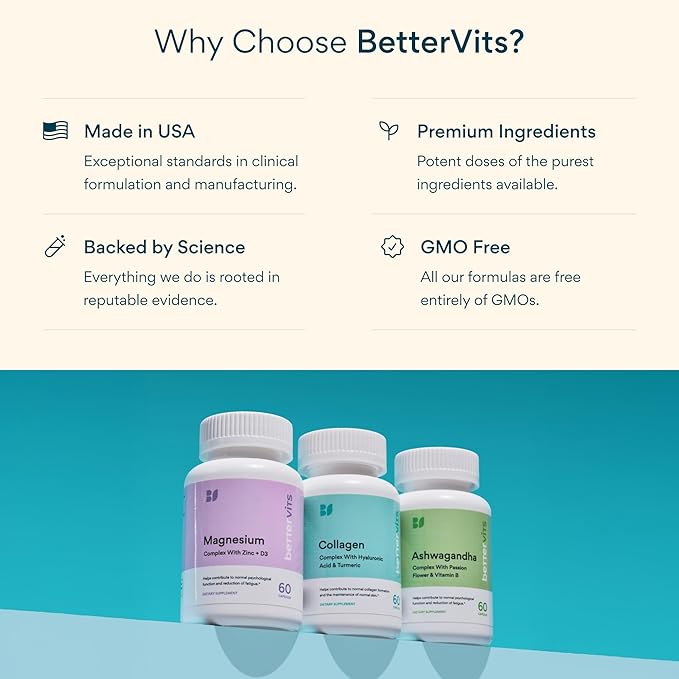 Bettervits Odorless Garlic Supplements 1000mg | High Strength Garlic Extract with Allicin | Vegan Garlic Supplement for Heart Circulation and Immune Support – 30 Capsules