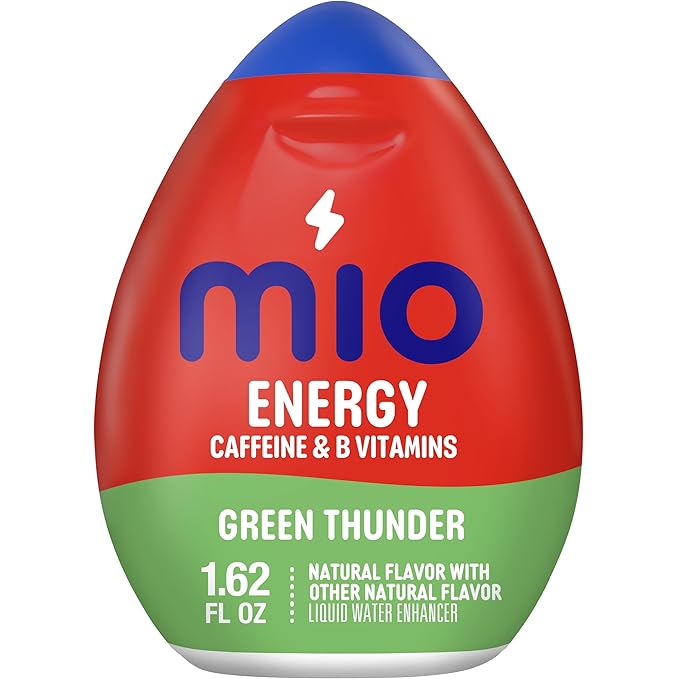Mio Energy Liquid Water Enhancer Green Thunder 1.62 OZ (Pack of 5)