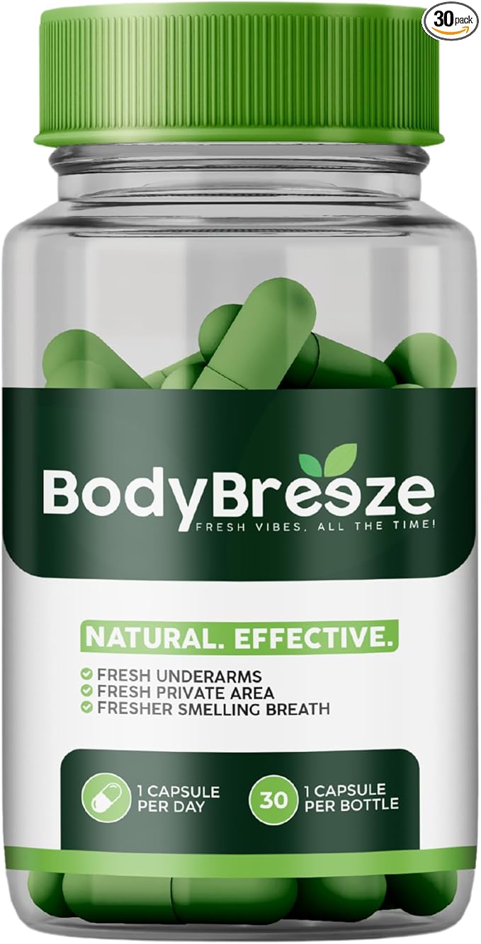 Internal Deodorant Supplement | Natural Chlorophyll 30 Capsules for Body Odor Control Gut Health and Fresh Breath | Vegan Detox Support &amp Skin Health | Odor Eliminator for Men &amp Women