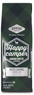 Paramount Roasters Ground Coffee (Happy Camper Salted Caramel Flavored Coffee)