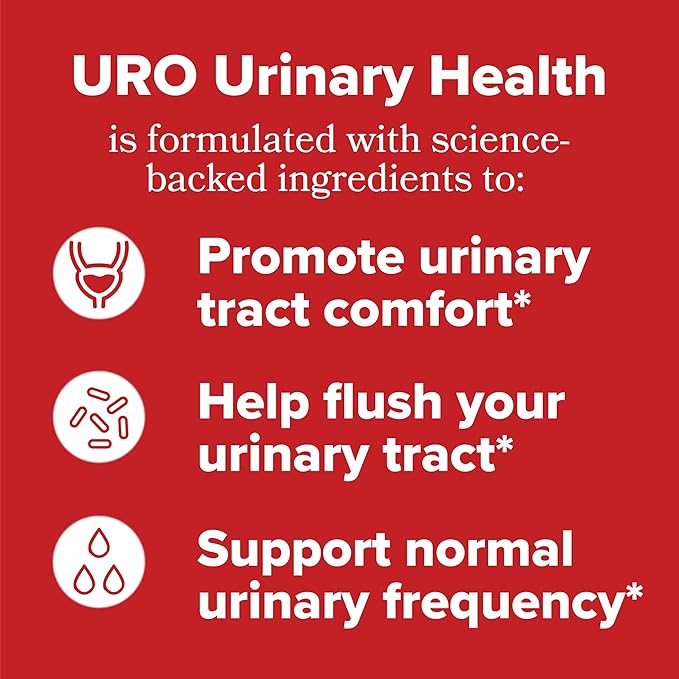 O Positiv URO Urinary Tract Health Supplement for Women 60 Count (Pack of 2) - Urinary Support Vitamins with Pacran Complete Cranberry Extract D-Mannose &amp Vitamin C - Vegan &amp Gluten-Free