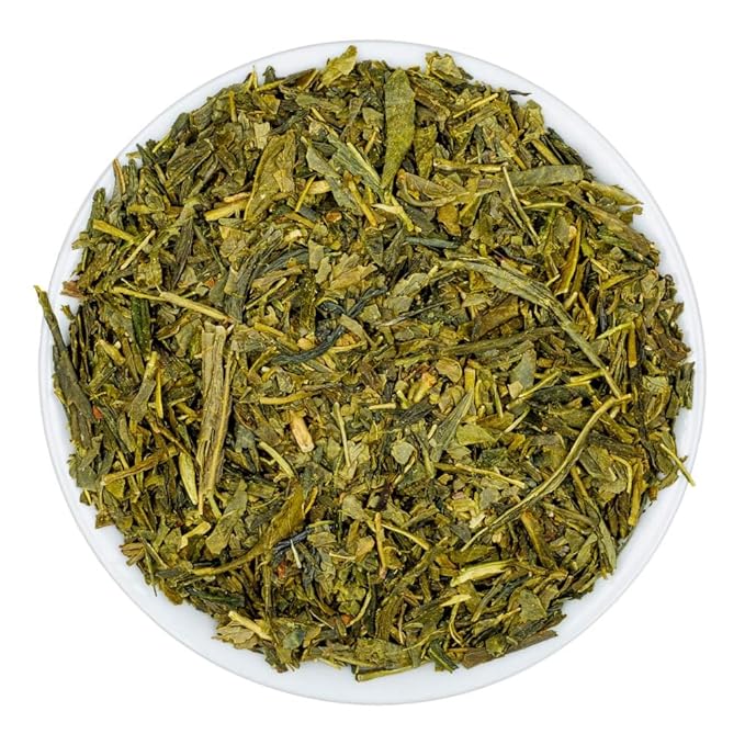 Sencha (Steamed) Green Tea - Pure Loose Leaf Tea - Directly From The Kagoshima Prefecture In Japan - 1 Pound (16 Oz.) Pouch