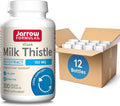Jarrow Formulas Milk Thistle 150 mg With 30:1 Standardized Silymarin Extract Dietary Supplement for Liver Function Support 200 Veggie Capsules 66-200 Day Supply 12 Packs