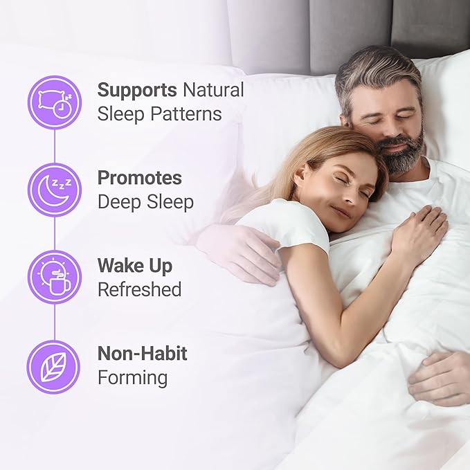 Nested Naturals Luna Sleep Aid - Non-Habit Forming Natural Sleeping Pills for Adults with Naturally Sourced Ingredients - Valerian Root Melatonin Chamomile Lemon Balm and More - 120 Vegan Capsules