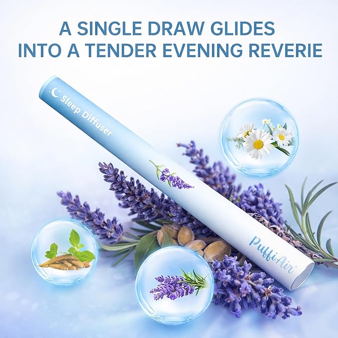 Herbal Diffuser Duo Sleep and Relax Diffuser Pens with Extract of Melatonin and Chamomile 100% Natural Swap Stress Relief Duo 600 Uses Each