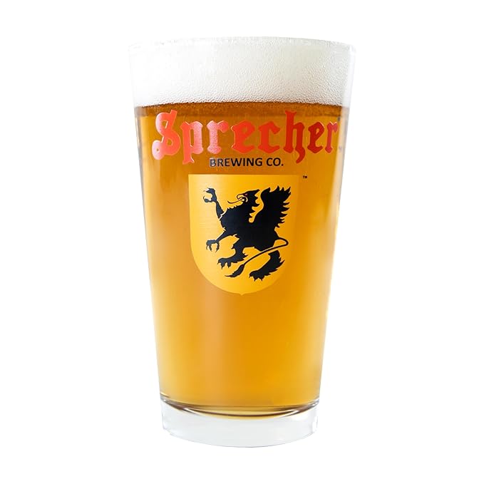 Sprecher Low Calorie Cream Soda in 16 fl oz Glass Bottles (12 Pack) Fire Brewed Craft Cream Soda with Real Honey Naturally Flavored Gourmet Soft Drink