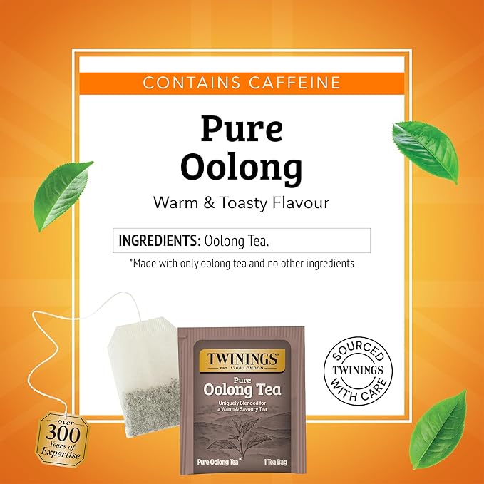 Twinings of London Pure Oolong Tea Bags 20 Count (Pack of 6)