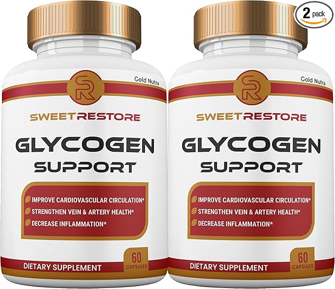 Sweet Restore Capsules All Natural Maximum Strength Sweet Restore Glyco Pills 2 Month Supply (2 Pack)