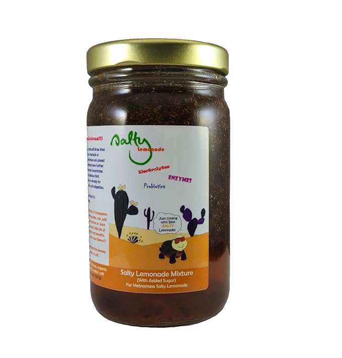 Fermented Salty Lemonade Mixture (With added sugar) For Vietnamese Salty Lemonade (8oz)