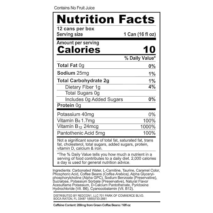 JOLT Root Beer Energy Drink - 200mg Caffeine Drink with L-Carnitine &amp Taurine - High Performance Energy Drinks with Nootropics - Root Beer (12 Count)