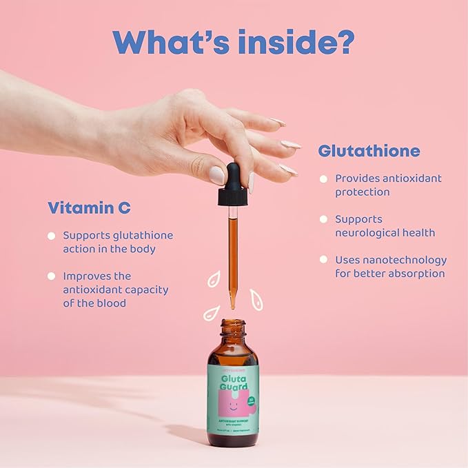 JoySpring SleepBerry Liquid Melatonin for Kids and Glutathione Liquid for Kids