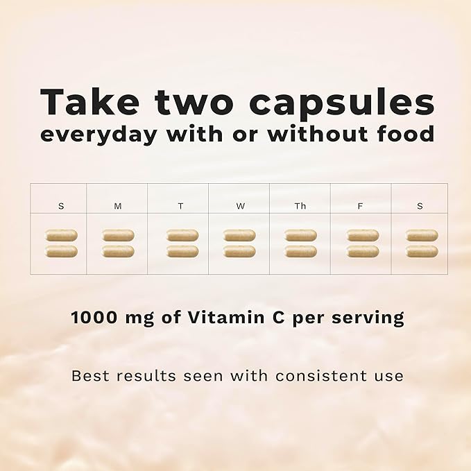 LifeSeasons Essentials Liposomal - Vitamin C Supplement - Supports Skin Heart &amp Boosts Immunity - Enhances Collagen Production - Antioxidants for Stress Relief - 60 Capsules