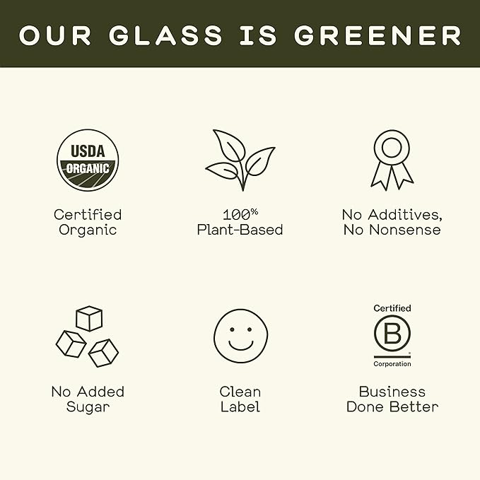 Greenhouse Juice Organic Glow Wellness Shots 12-Count 60ml Glass Bottles Sweet + Tart Pomegranate + Apple Flavor Vegan &amp Gluten-Free