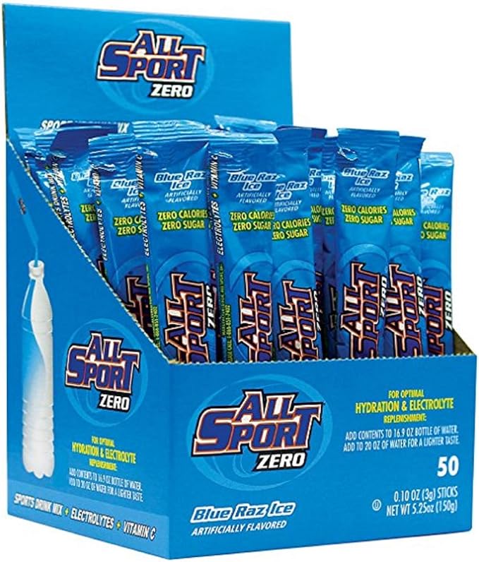 All Sport Zero Powder Sticks Variety Pack 500 Case (10 Boxes of 50)