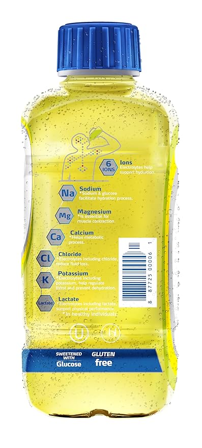 Electrolit Electrolyte Beverage Lemon-Lime 21 Fl Oz bottle (Pack of 12)
