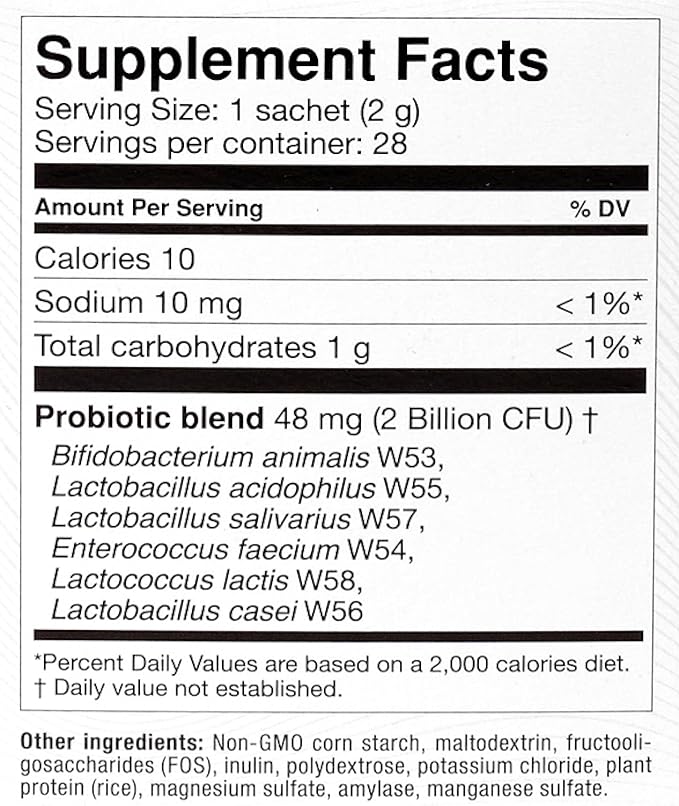 OMNi BiOTiC Balance Probiotic Immune Support - Bifidobacterium &amp Lactobacillus - Hypoallergenic - Immune Booster Supplement for Men and Women - Non-GMO (28 Daily Packets)