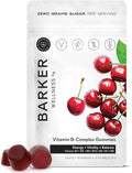 Barker Wellness Vegan B-Complex Gummies – Comprehensive Energy &amp Metabolism Boost with B1 B5 B6 B7 Biotin B9 Folate B12 | Sugar-Free Cherry Flavor for Daily Focus &amp Vitality
