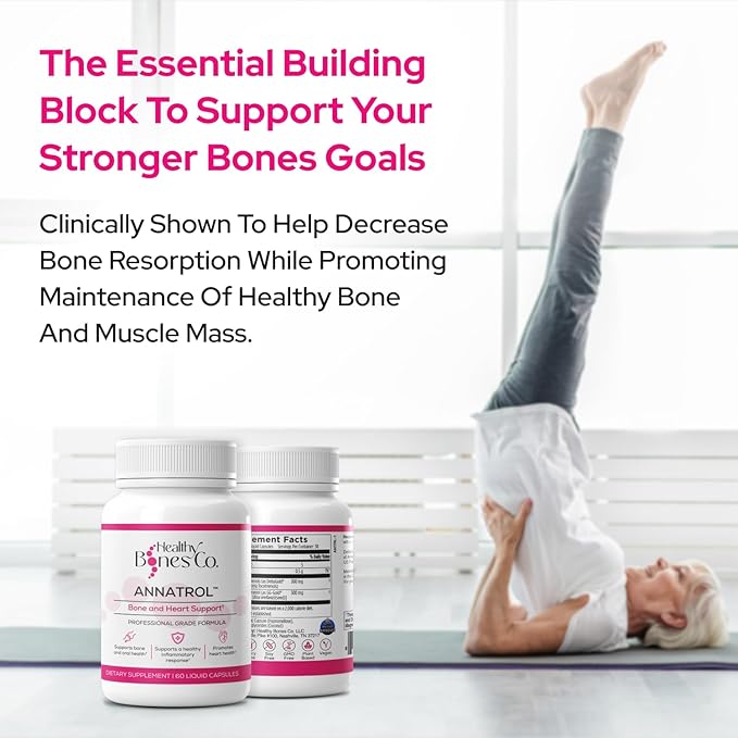 Annatrol Bone Support &amp FORTIBONE Collagen Peptides w/FORTIGEL VERISOL and TENDOFORTE – Complete Bone Joint Skin Hair &amp Nails Support