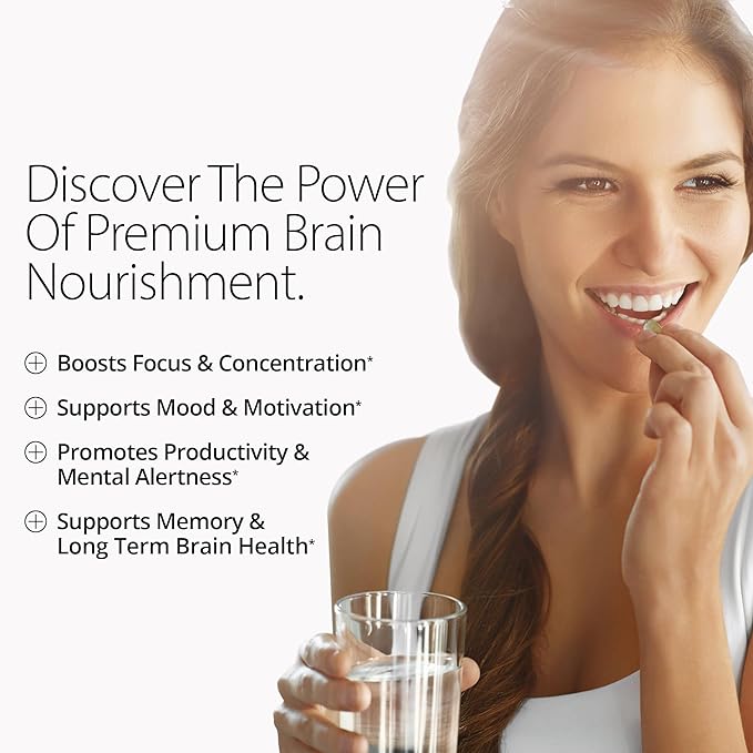 Qualia Mind | The Ultimate Blend for Brain Health* | Doctor-Formulated Nootropic to Fuel Focus &amp Concentration* | Supports Long Term Brain Health| Maintain Drive &amp Productivity