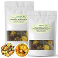 Dandelion Wolfberry Herbal Tea - Kidneys &amp Liver Health Tea Seven Herbal Ingredients Natural Blend Dandelion Wolfberry Tea Bags Organic 120g/12PC (2Bag(24Pcs))