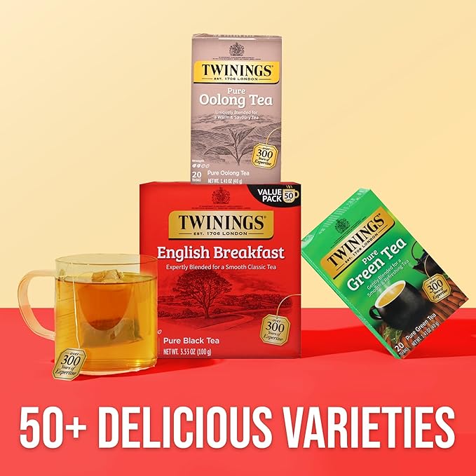 Twinings of London Pure Oolong Tea Bags 20 Count (Pack of 6)