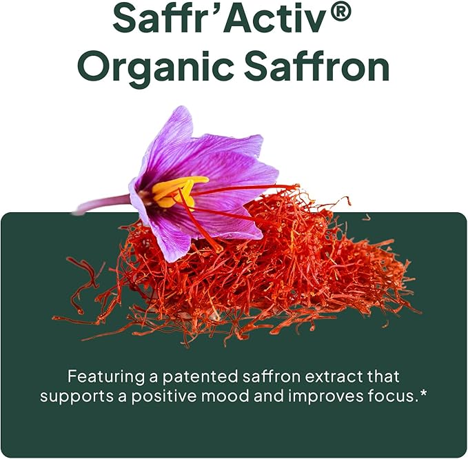 Organics Ocean Chill Buttons – Natural Ashwagandha Gummy Supplement with Organic KSM-66 Saffron &amp Rhodiola Rosea – Supports Relaxation Mood Focus &amp Energy - 3-Pack 180 Count