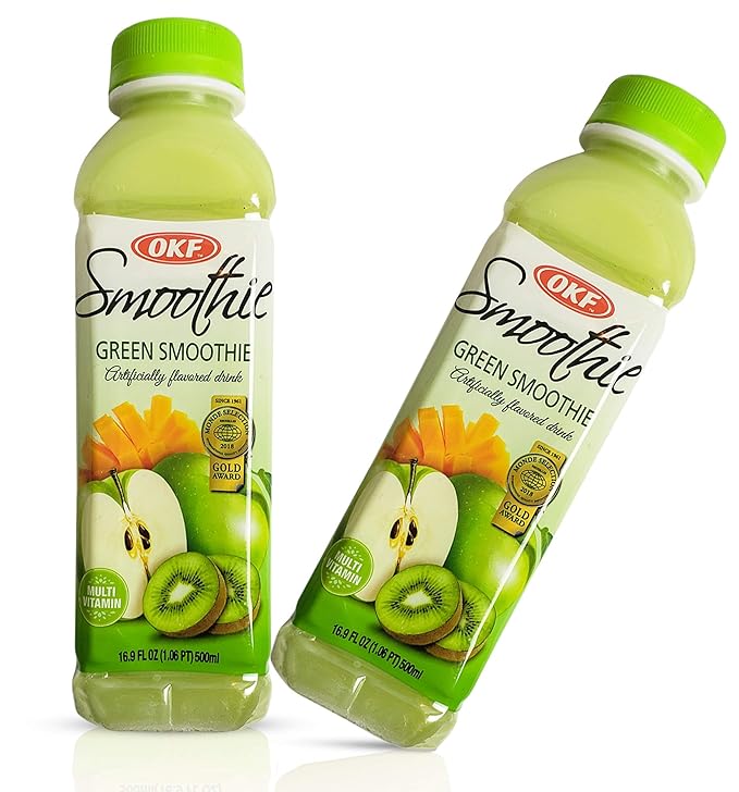 OKF Smoothie Multi Vitamin Premium New Drink 16.9 Fluid Ounce (Green Smoothie 6 Pack)