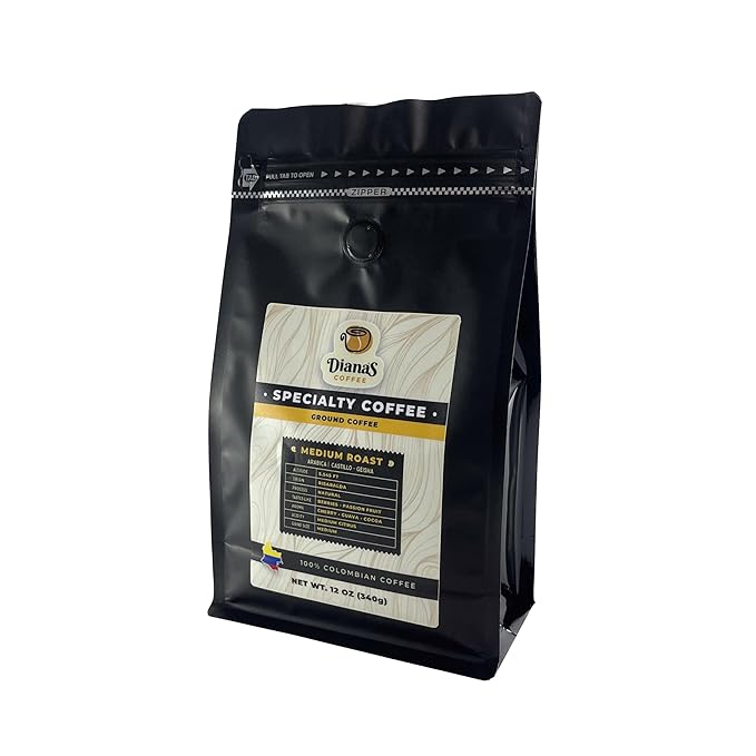 Diana's Coffee | Original Specialty | Natural | 12oz (340g) | Medium Roast | Medium Grind