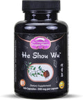 Dragon Herbs He Shou Wu | Prepared He Shou Wu Supplement to Support Energy Mood Immune Support Healthy Aging Hair | All Natural Ingredients Non-GMO (100 Capsules 500 mg Per Capsule
