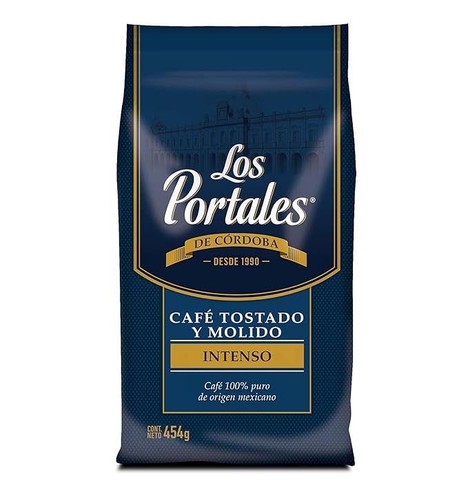 Mexican Los Portales Intense Ground Coffee 16 Ounces