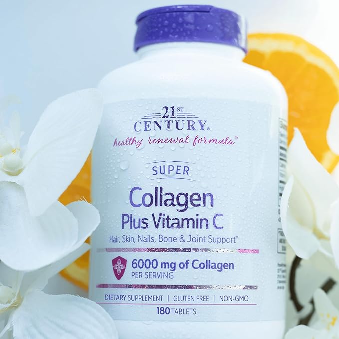 21st Century Super Collagen Plus C - 180 ct Pack of 3