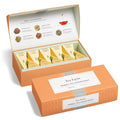 Tea Forte Premium Petite Presentation Box Gift Set Sampler 10 Count 2 of Each Blend Individually Wrapped Handcrafted Pyramid Infuser Bags Herbal Tea