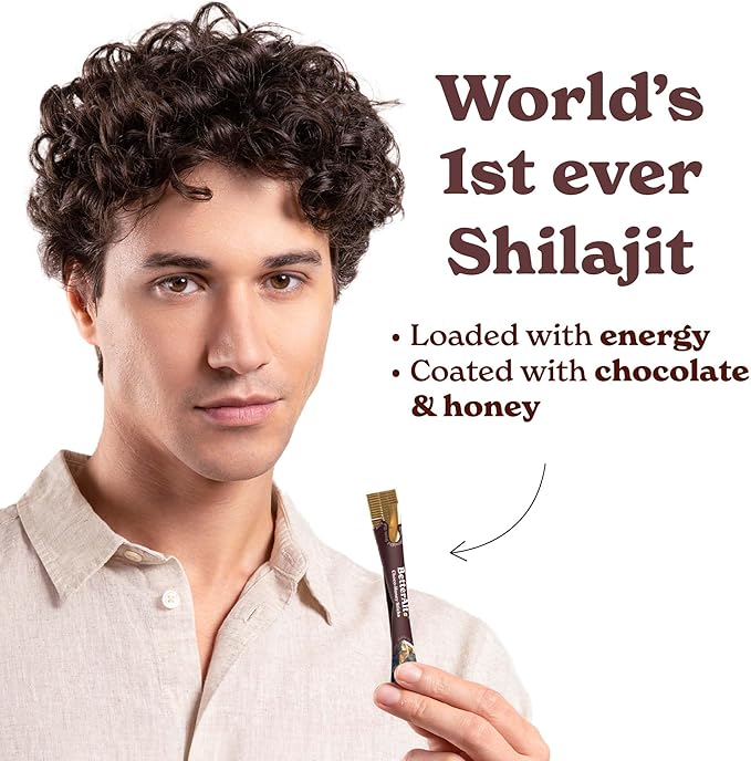 Better Alt Chocolate Shilajit Honey Sticks 75% Fulvic Acid &amp 85+ Trace Minerals Chocolate-Infused Raw Honey Himalayan Shilajit Energy Booster 30 Sticks Natural Stamina &amp Endurance Support