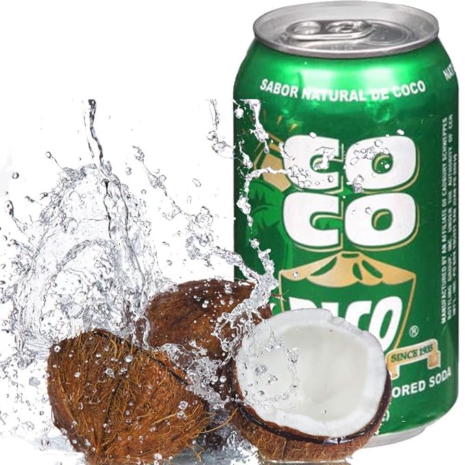 Cocorico Natural Soda Coconut 11-Ounce (Pack of 24)