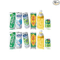 FRKR Korean 10 &amp12 Drinks Assortment Gift Box [Chilsung Cider/Mikis/Demisoda/Banana Milk/McCOL/MoguMogu/2%/SacSac/Etc.] Soft Drinks + Real Fruit Drinks + Energy Drinks (12 Sunny Day)
