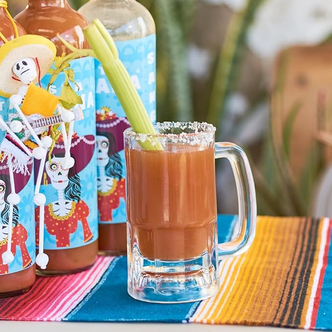 Artisan - Sangrita by Fiesta Mexicana - Traditional Recipe - 100% Natural - Orange Juice - 2536 oz (750 ml) Bottle - Alcohol Free -For All Kinds of Celebrations - Vegan