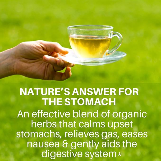 Stomach Soothing Tea - for Ache and Bloating* - Aids Digestion* Calm Gentle Blend of Peppermint Ginger Fennel &amp More