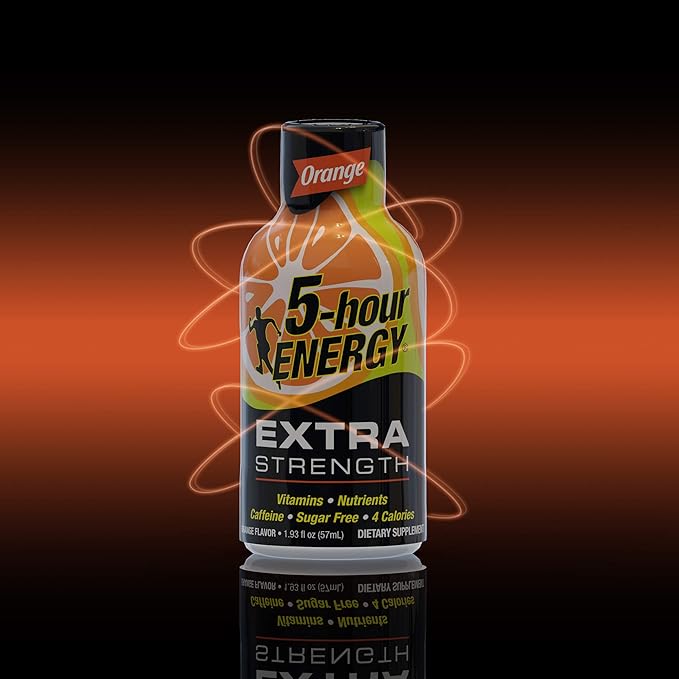 5-hour ENERGY Shot Extra Strength Orange 1.93 Ounces 12 Count