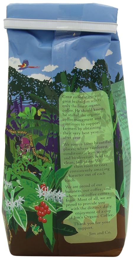 Jim's Organic Ground Coffee Jo-Jo's Java 12 Ounce (Pack of 3)