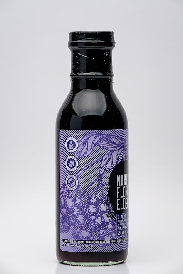 Pure Fresh Pressed Elderberry Juice American Grown No Water Added Natural Health Support