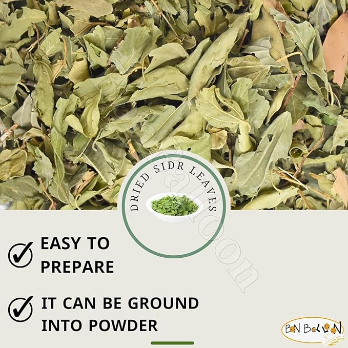 Wholesale Seder Sidr Dried Broken Leaves Leaf (Lote Tree Jujube Ziziphus Spina Christi Christ Golchin Lotus) Natural Herbs For Hair And Care Body No Preservatives Non Gmo Halal Kosher (8.82oz /250g)