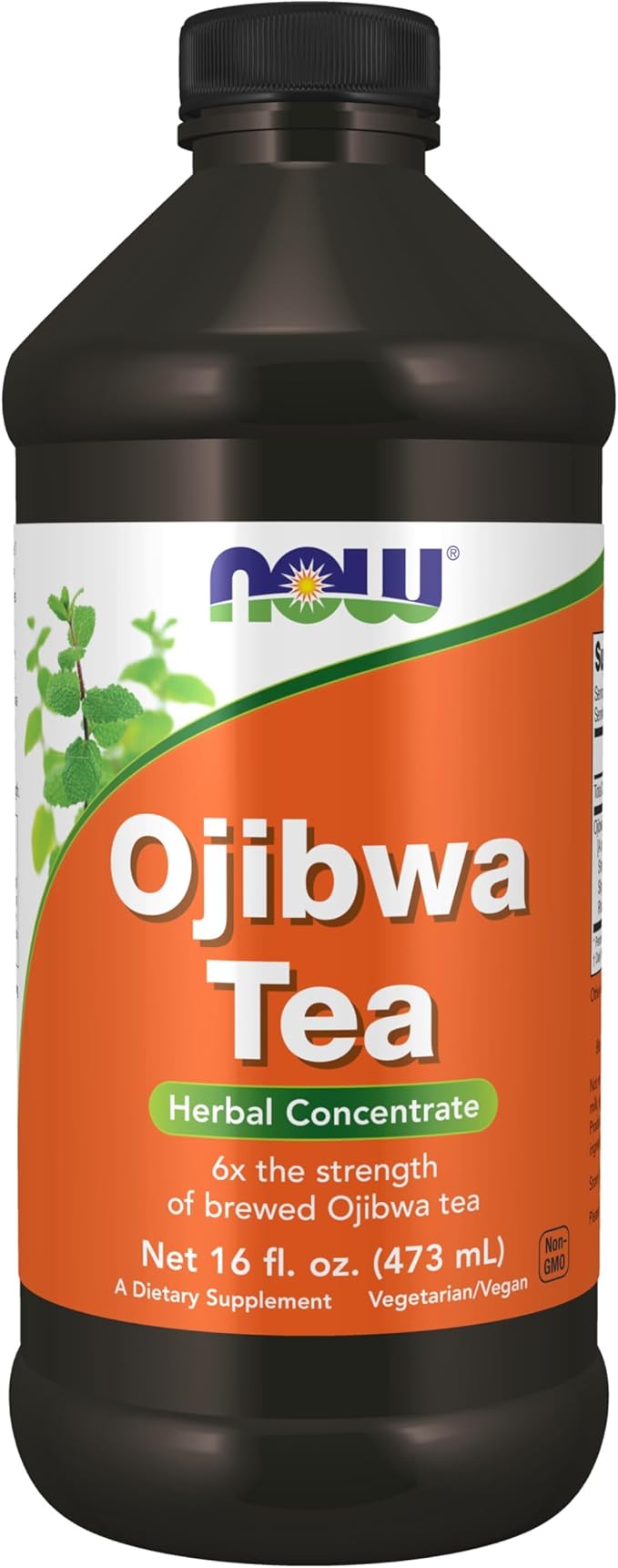 NOW Foods Supplements Ojibwa Tea Concentrate 6x the strength of brewed Ojibwa Tea Herbal Concentrate 16-Ounce