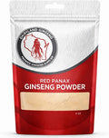 Red Panax Ginseng Powder with Natural Ginsenosides (4 oz)- Supports Healthy Energy Vitality Mood and More Korean Panax Ginseng Root Powder for Smoothies Coffee or Drinks (1 Pack)