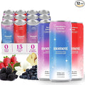 Moment Botanical Soda Soft Drink (Shark Tank) - SPARKLING Drinks | Berry Blast | L-Theanine &amp Ashwagandha for Calm &amp Clarity | 0 Added Sugar 0 Caffeine | 12-pack