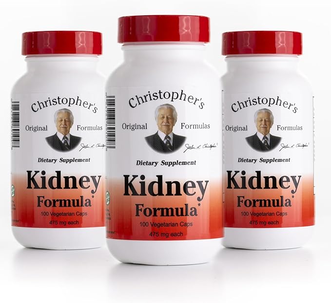 Christopher's Original Formulas Kidney Formula - Cleanse Detox &amp Repair Formula - Herbal Blend Support - Pack of 3