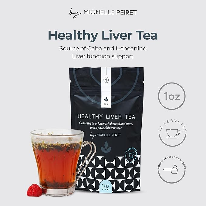 Michelle Peiret Liver Detox Tea Milk Thistle Liver Detox All Natural Ingredients Dandelion Tea Cleanses &amp Promotes Overall Wellness - 15 Servings