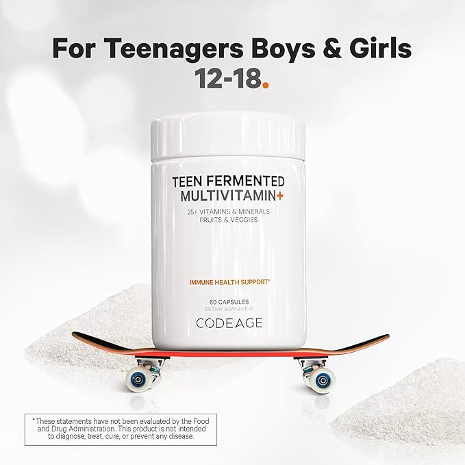 Codeage - Multi Collagen Protein + Teen Women and Men Multivitamin Bundle