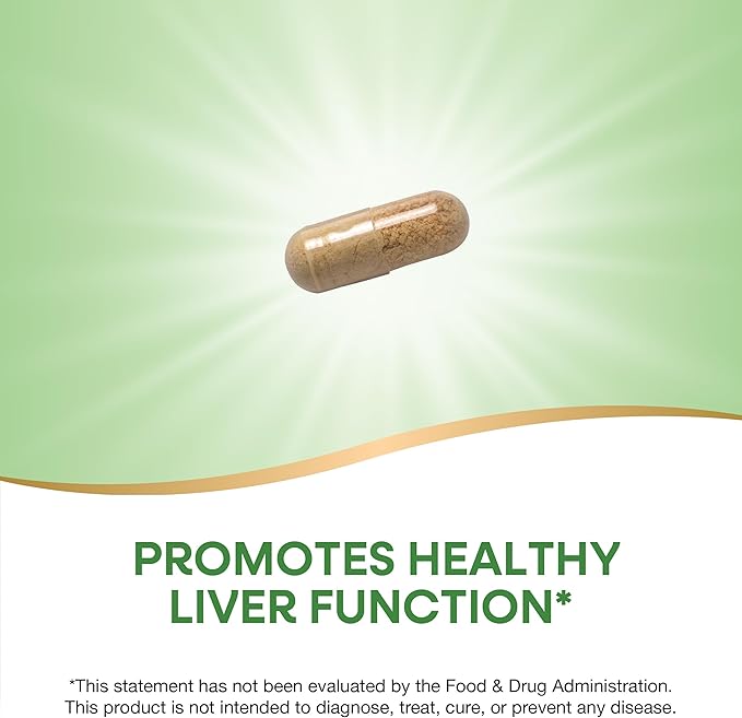 Nature's Way Super Milk Thistle Promotes Healthy Liver Function* with Artichoke Leaf Dandelion Root &amp Licorice Root Extracts Gluten Free 120 Capsules (Packaging May Vary) - 2 Pack