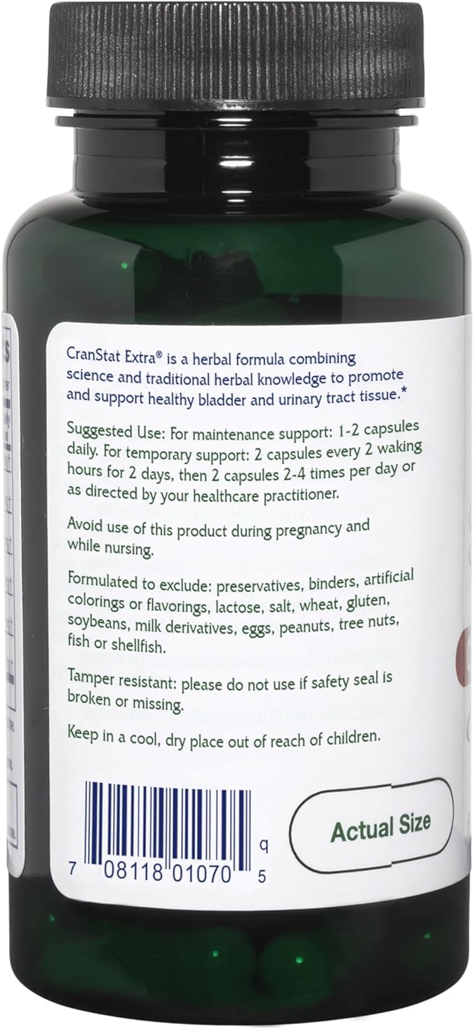 Vitanica Cranstat Extra Urinary Tract Support Vegan 60 Capsules